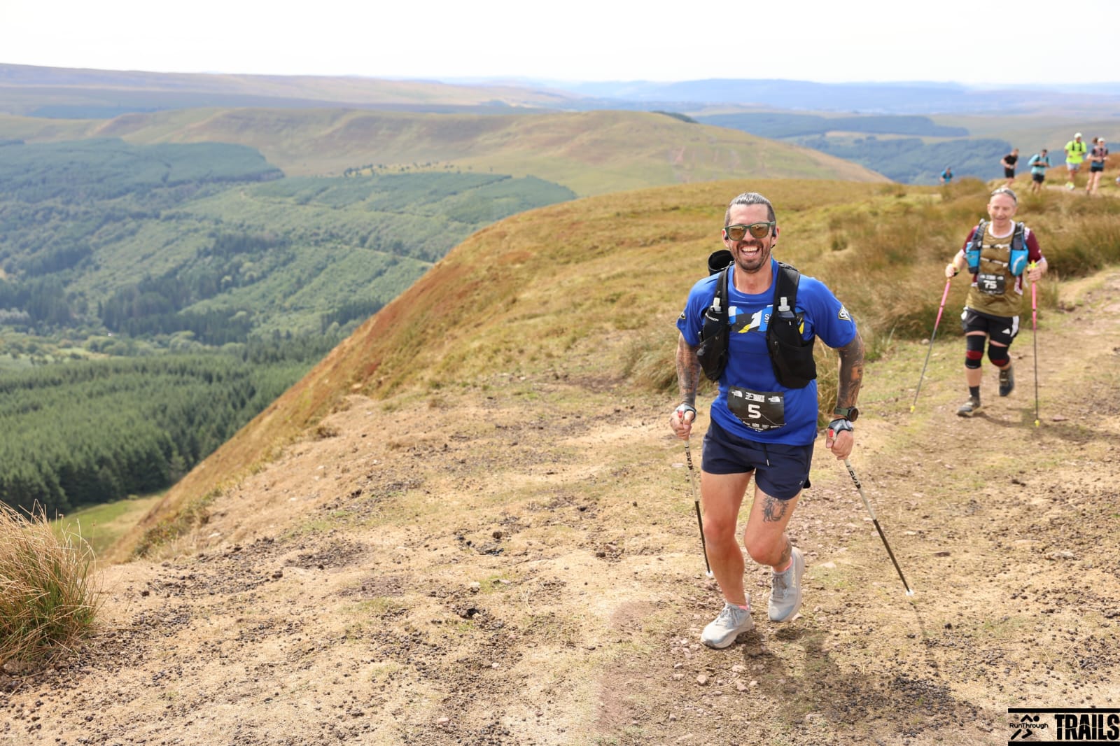 Endurance athlete on trail
